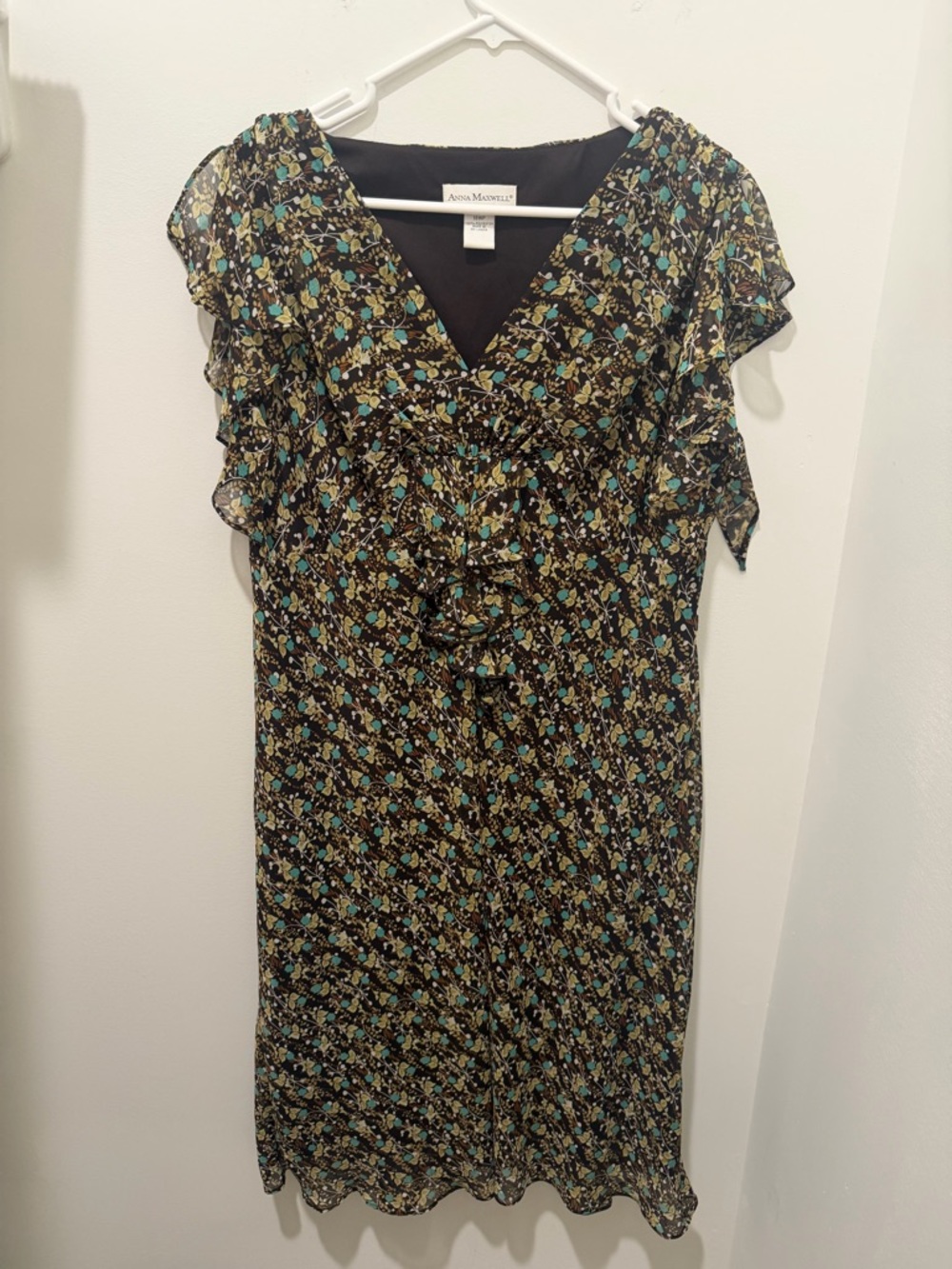 Anna Maxwell Floral Dress~ Size 18WP
